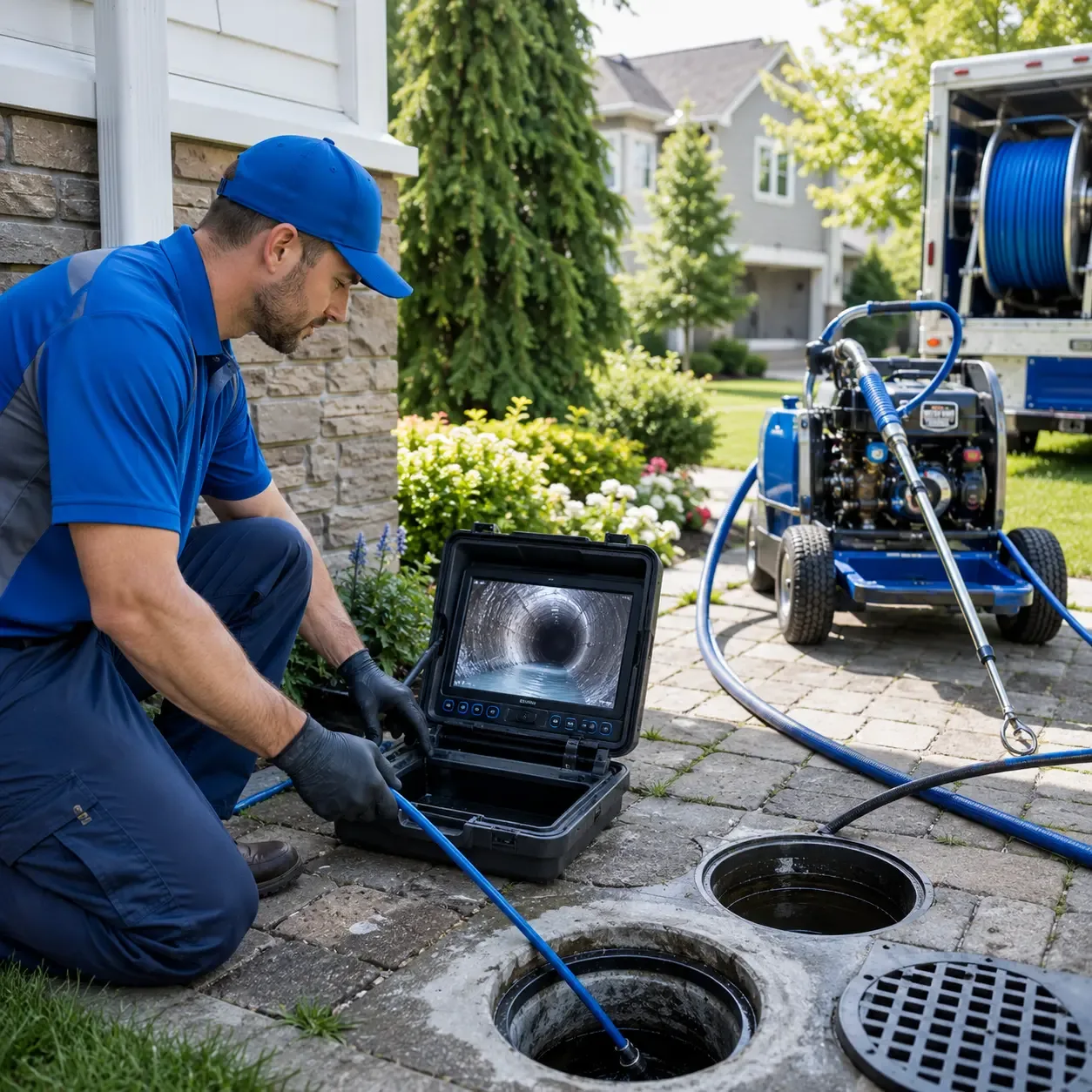 Outdoor drain cleaning professionals serving Phlox, WI